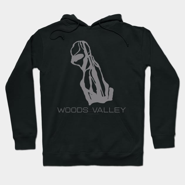 Woods Valley Resort 3D Hoodie by Mapsynergy